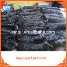 Chocolate Color, with special clip Raccoon Fur Collars